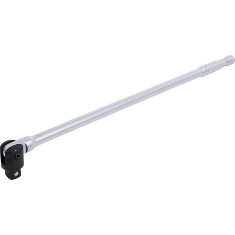- Gelenkgriff - Torzubehör - 20 Mm Vierkantprofil (außengewinde) - Chrom-vanadium-stahl Für Industrieschlösser - Silber - 63 Cm