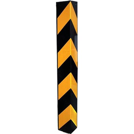 - Eckenschutz - Rechte Ecke - Hohe Sicherheit Und Sichtbarkeit - Für Wände Und Säulen - Gelb Und Schwarz - 800 X 100 X 10 Cm