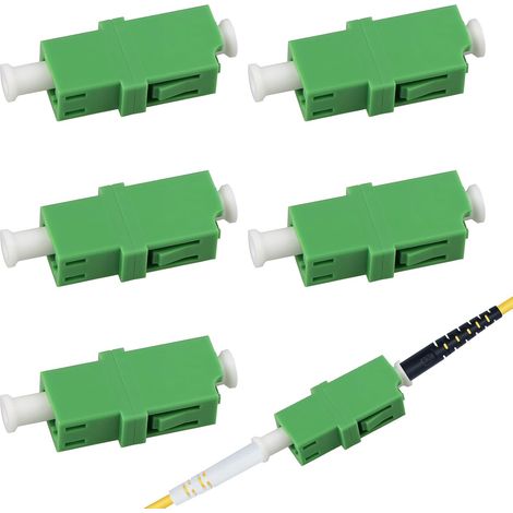 5-teiliges Glasfaser-adapterset, Lc/apc-stecker, Metalllegierung, Geringe Dämpfung, Ftth-netzwerk
