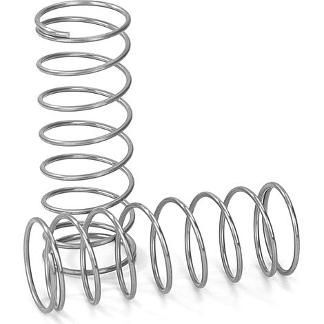 10 Stück – Druckfeder – Edelstahl – Hohe Festigkeit Und Elastizität Für Mechanische Und Elektronische Anwendungen – Silber – 0,8 X 13 X 35 Cm