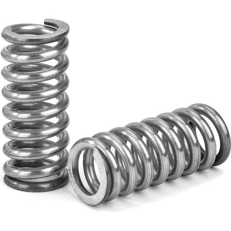10 Stück – Druckfeder – Edelstahl – Durchmesser 2,1 Mm Und 13 Mm – Für Mechanik Und Haushaltsgeräte – Silber – 2,1 X 13 X 30 Cm