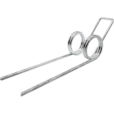 10 Stück – Torsionsfeder – Federstahl – Stabiler Rückstellmechanismus Für Kfz- Und Industriereparaturen – Silber – 1,0 X 40 Mm