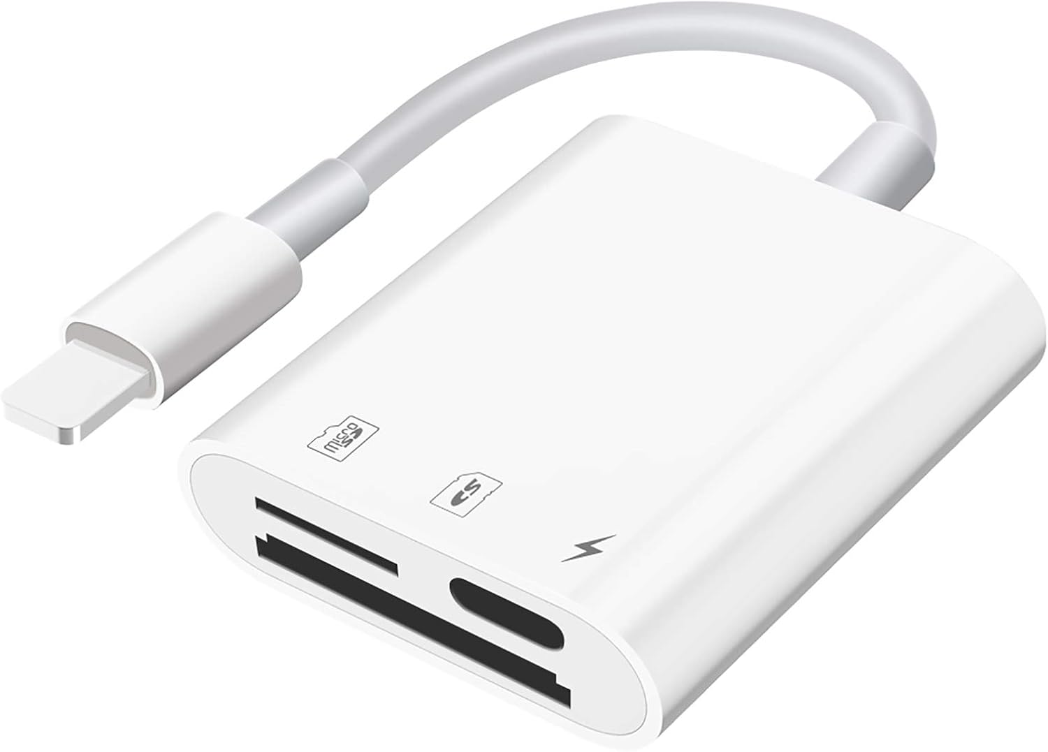 Plug-and-play Sd/micro Sd-kartenleser Für Mobiltelefone/tablets, Sd-speicherkartenadapter Mit Unterstützung Für Gleichzeitiges Lesen Und Laden.