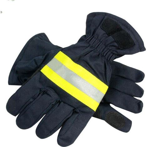 Feuerwehr-schutzhandschuhe, Feuerfest, Mit Reflektierenden Streifen