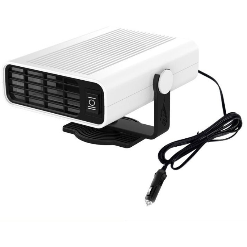 2-in-1-autoheizung Und Windschutzscheibenentfeuchter Für Pkw Und Lkw, Weiß, 24 V, 150 W