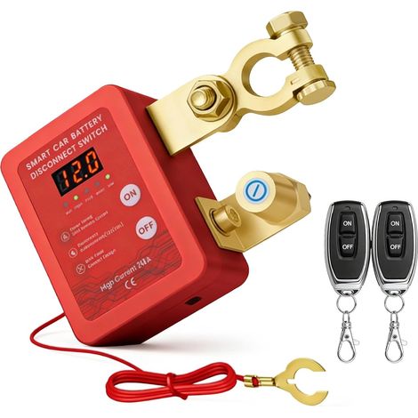 12v Funk-batterietrenner Mit Abschaltautomatik – Mit Fernbedienung – 12v-batterie – Mit Funkschalter – Für Auto Und Motorrad