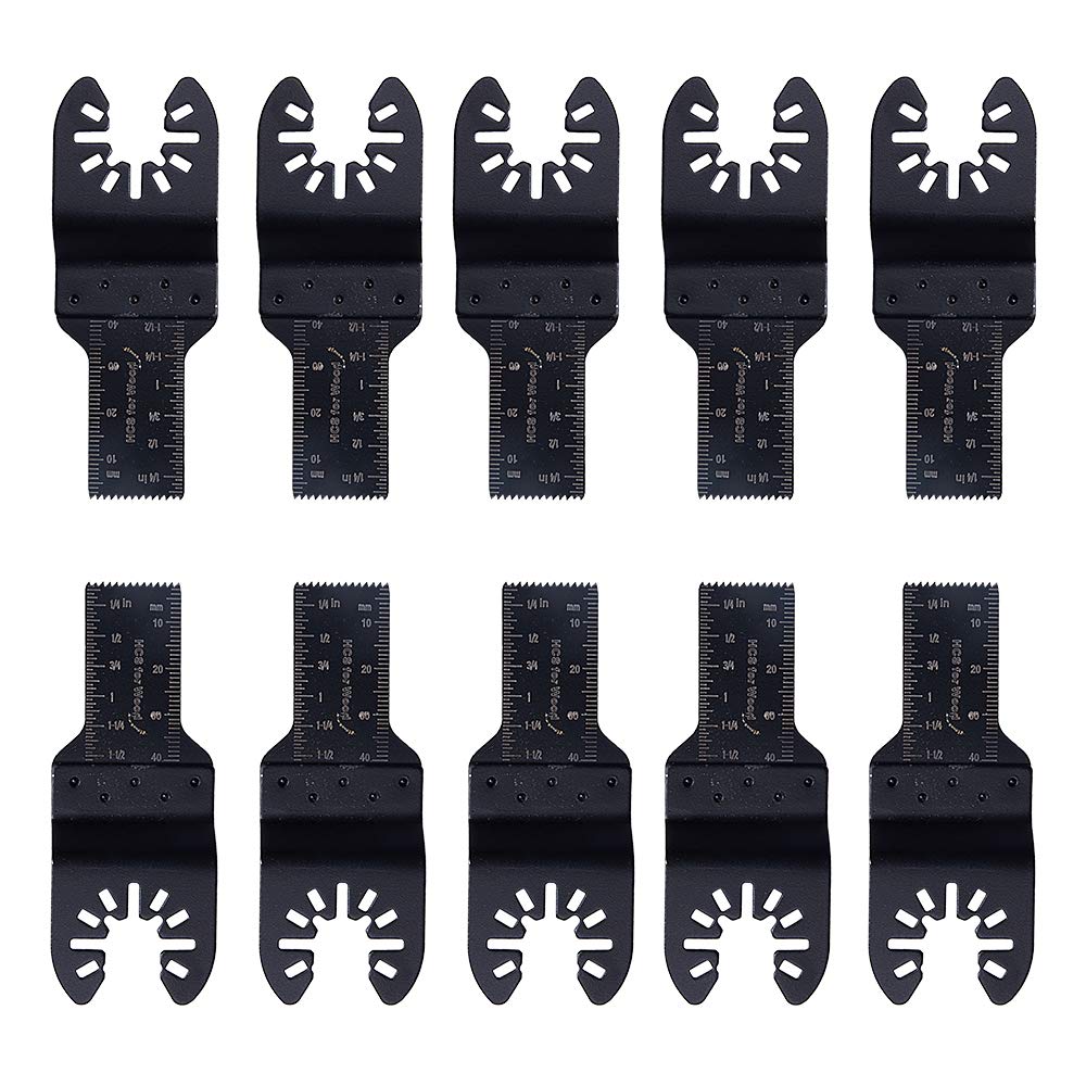 Standardmäßige 3/4"-oszillationssägeblätter (10er-pack) Für Black & Decker, Bosch, Porter, Craftsman, Fein, Multimaster, Rockwell Und Makita