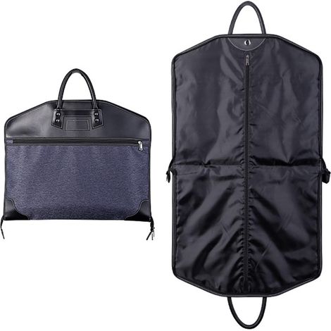 Marineblauer Kleidersack 100 X 60 Cm (39 Zoll), Wasserdichter Kleidersack Aus Oxford-gewebe, Faltbar Und Staubdicht, Ideal Für Geschäftsreisen