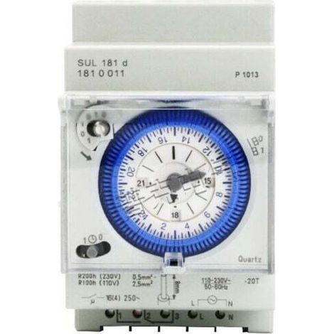 Analoger Mechanischer Timer 110–220 V, Programmierbar Über 24 Stunden, Tägliche Einstellung In 15-minuten-schritten, Schaltrelais Sul181d