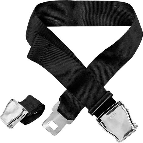 Flugzeug-sicherheitsgurtverlängerung, Dickes Polyester, 15,2–91,4 Cm, Universalgröße, Reise- Und Geschenkidee