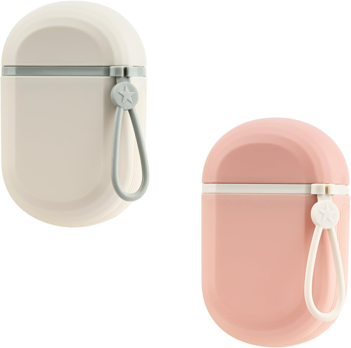 Reiseseifenbox, Fester Shampoobehälter Mit Deckel Für Bad, Fitnessstudio, Camping, Schule (rosa + Weiß), 2 Stück