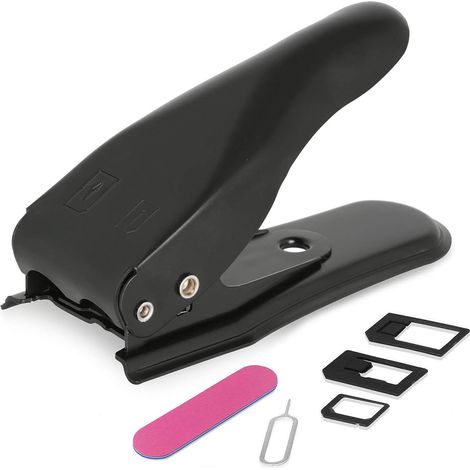 Csparcv Dual-sim-ausstanzer Und 4-in-1-sim-kartenadapter, Sim-ausstanzer (nano, Micro, Standard, Auswurfstift) Für Mobiltelefone, Smartphones Und Tablets