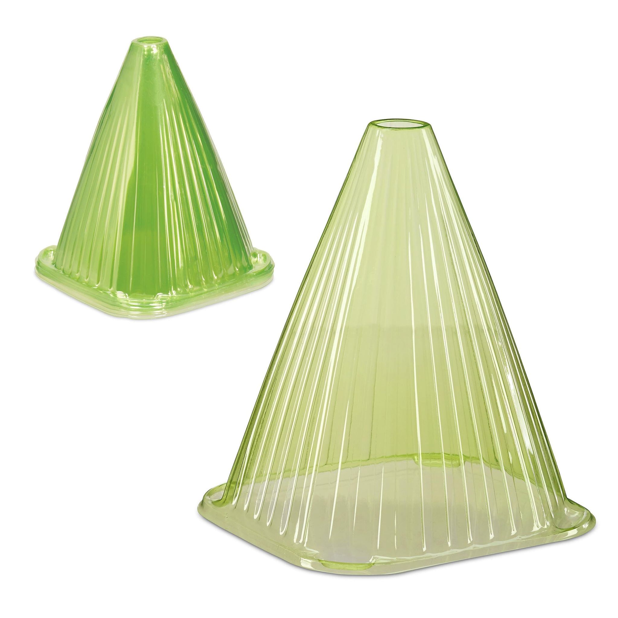 Salatabdeckung, 10er-set, Frost- Und Schneckenschutz, H X B X T: 22 X 19 X 19 Cm, Grün