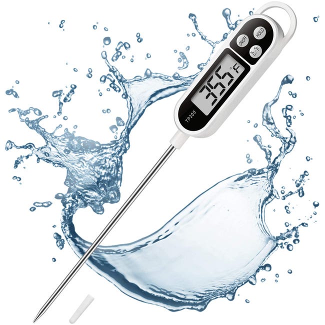 Digitales Sofortthermometer, Ideal Für Fleisch Und Zum Kochen, 30 Cm. Batterien Enthalten.