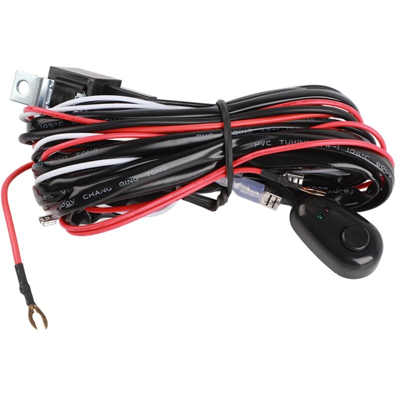Yctze Auto-kabelbaum-set Und Netzschalter Für Led-lichtleisten-anschlusskabelbaum-set (für Zwei 180w)
