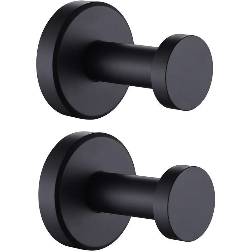 Türstopper Aus Schwarzem Gummi, Moderner Türstopper In Chromsilber, Türstopper Aus Massivem Metall, Wandtürstopper Mit Stoßdämpfer Und Befestigungsmaterial, 1 Stück
