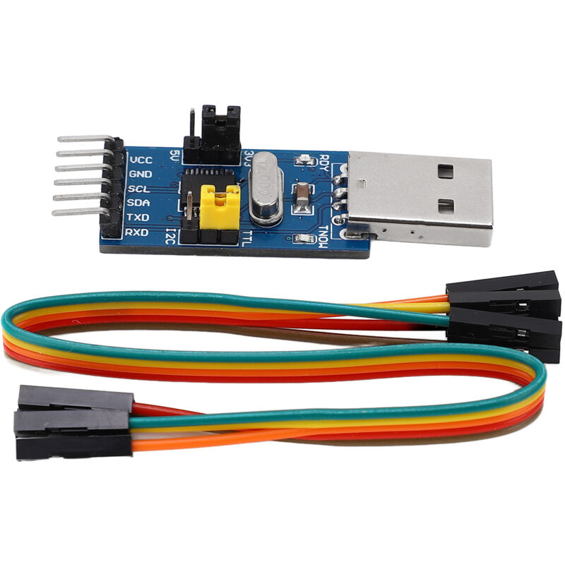 Zjchao Usb Zu I2c Modul, Usb Zu Uart, 50 Bps Zu 2 Mbps, Statusanzeige, Spannungsausgang, Mit Led-lampen-statusanzeige, Zum Flashen Von Chips, Iic Gerätesteuerung.