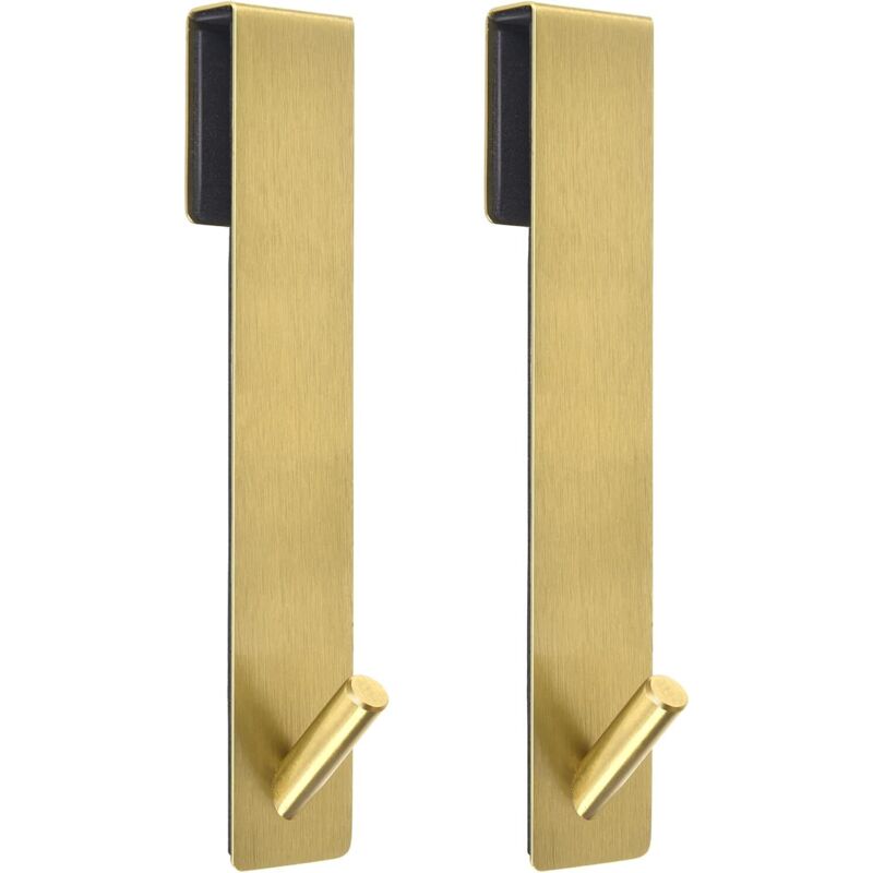 Duschtürhaken Mit Schaumstoffeinlage, Goldfarben, 17,5 Cm, 2er-set