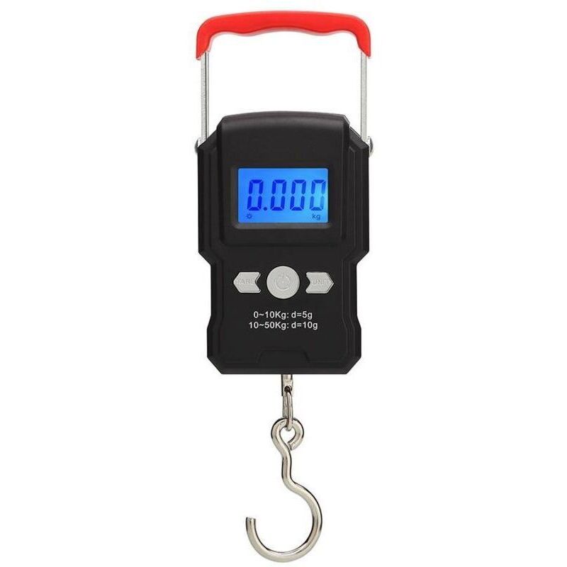Ulisem Gepäckwaage, Tragbare Elektronische Hängegepäckwaage Mit Lcd-digitalanzeige Bis 50 Kg Für Reisen, Einkäufe Oder Outdoor-aktivitäten.