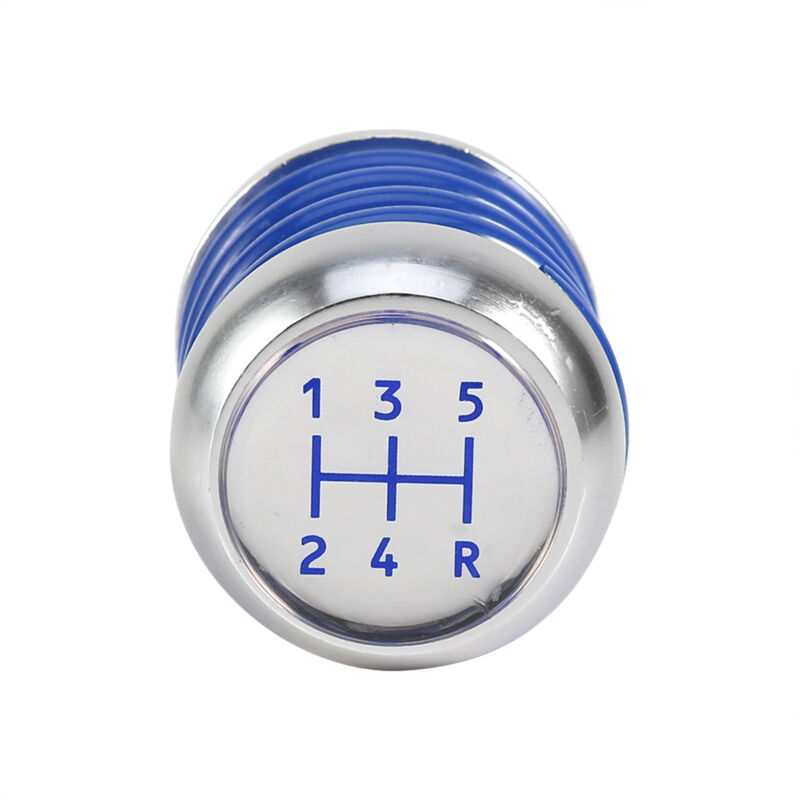 Ejoyous Universal Auto Feder Schaltknauf Schaltgetriebe Aluminium Legierung Mit Corre (blau).