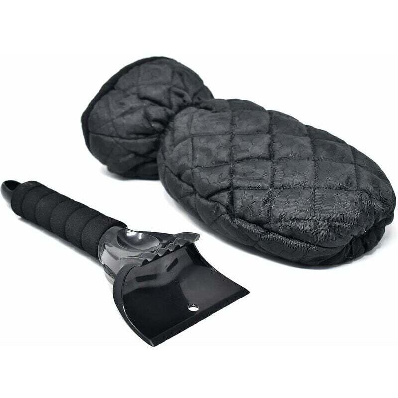 Ulisem 2-in-1 Eiskratzer Und Schneebürste, Abnehmbarer Schaber Mit Weichem, Rutschfestem Griff Für Windschutzscheiben Und Autofenster (abs, Pvc-borsten)