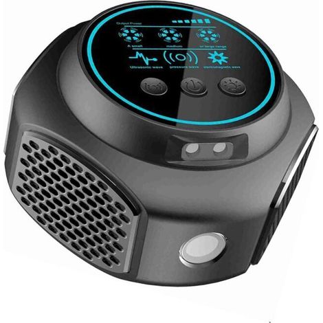 Ultraschall-nagetierabwehrgerät, 4-in-1, Elektronisches 360-grad-rattenabwehrgerät, Humane Mausefallen, Wehrt Effektiv Fliegen Und Kakerlaken Ab.