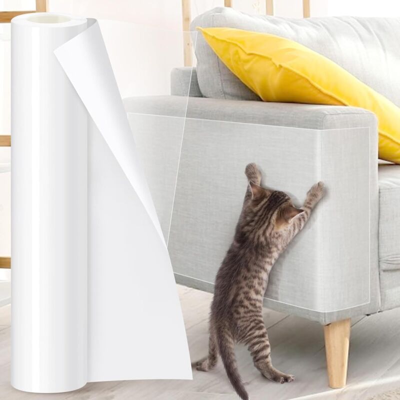 Kratzfester Sofaschutz, Kratzfester Sofaschutz Für Möbel, Türen, Wände (30 X 500 Cm)
