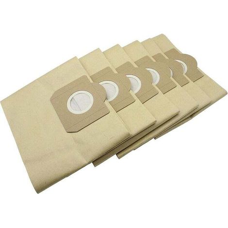 Ulisem 6er-pack Papierfilterbeutel, Kompatibel Mit Kärcher Wd3 Wd3p Nass- Und Trockensaugern (teilenummern A 2204, A 2234 Pt, A 2)