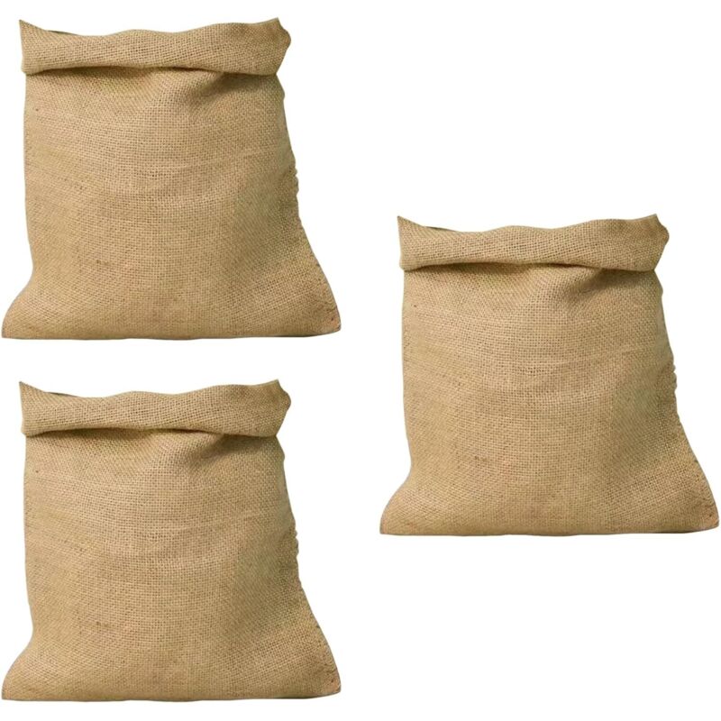 3er-set Jutesäcke, Großer Jutesack, Aufbewahrungssack, 85 X 50 Cm, Pflanzenschutz, Vielseitig Einsetzbar Für Aufbewahrung, Gartenarbeit Und Dekoration, Dick, Natürlich