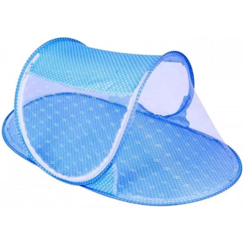 Moskitonetz Für Babybetten, Faltbar, Tragbar, Einfach Aufzubauen, Geeignet Für Wohnzimmer Und Reisen (blau) – Fei Yu