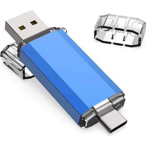 Usb-typ-c-stick – 64 Gb – Usb 3.0 – 2-in-1 – Otg – Hohe Geschwindigkeit – Wasserdicht – Dual-anschluss Für Samsung S8/s9 Und Huawei