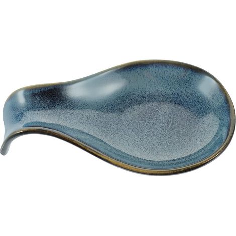 Saucenschale/dipschale – Keramik Für Gewürze Und Öl – Für Zuhause, Restaurant, Hotel – Blau – 18 X 10,5 X 4 Cm