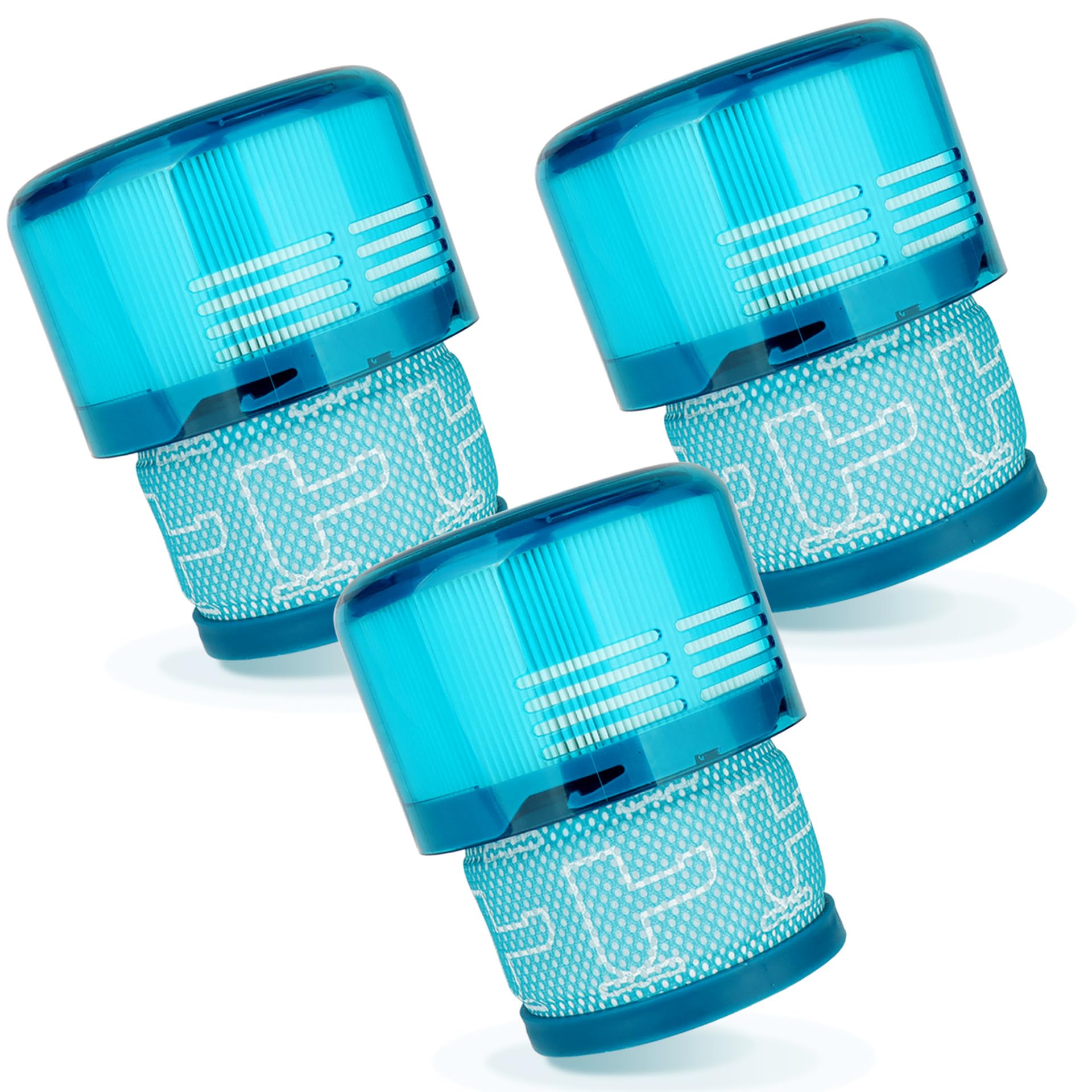 Ersatzfilter Für Dyson V15 Und V11 (3er-pack) Kompatibel Mit Den Kabellosen Staubsaugern Dyson V15, V15s Detect/submarine Und V11 Torque Drive/origin/animal/extra/complete.