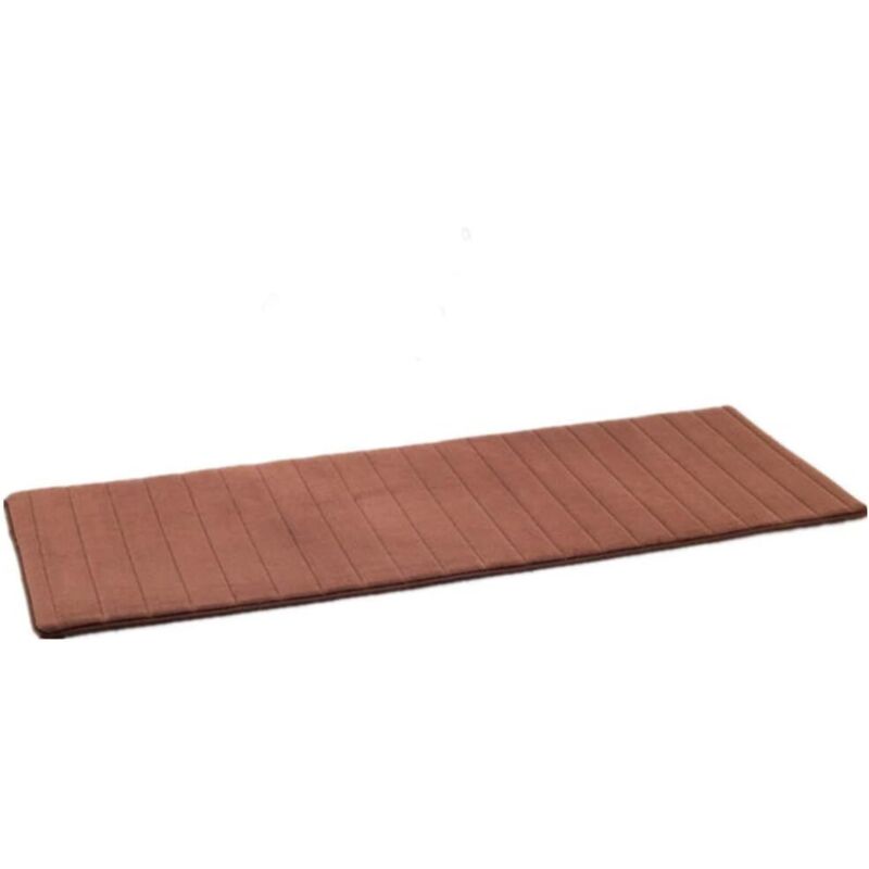 Badematte, Rutschfeste Badematte Aus Memory-schaum Für Badezimmer, Mikrofaser (kaffee, 40 X 120 Cm) - Fei Yu