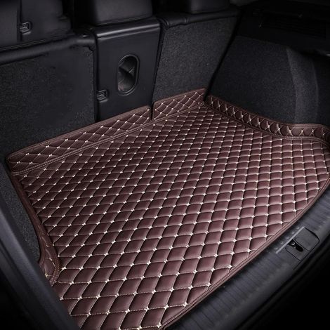 Kofferraummatte Für Bmw 2er Gran Tourer (f46) 2015–2018, Wasserdichte Leder-schutzmatte, Autozubehör, Dunkelbraun