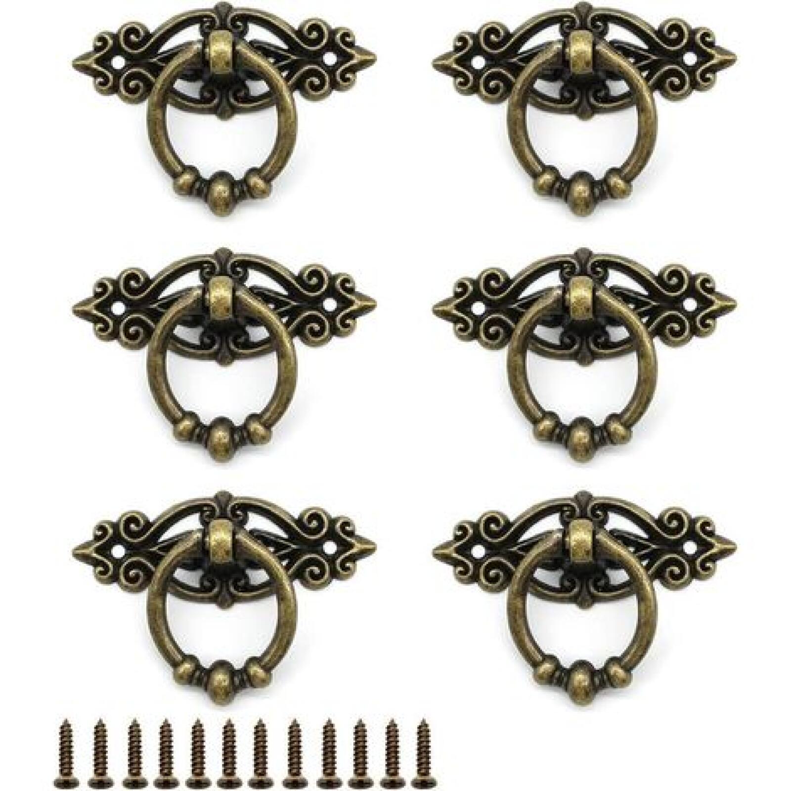 Vintage-schubladengriffe, Antikbronze-finish, Geeignet Für Küche/schlafzimmer/kleiderschrank