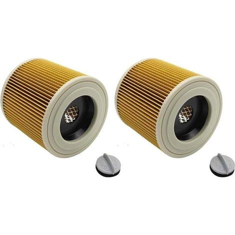 Ulisemkenshire 2er-pack Patronenfilter Kompatibel Mit Kärcher A-serie Wd Wd2 Wd3p A2004 Wd2200 Se4001 Für Nass- Und Trockensauger 64145520