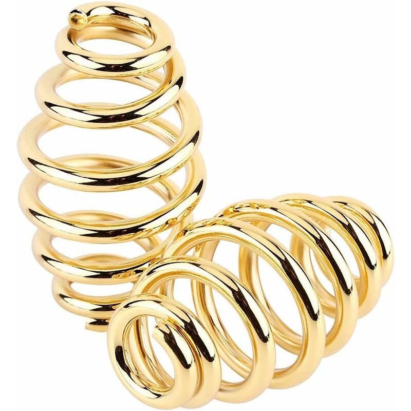 Stück Verstellbare 3" Stahl-solositz-befestigungsfedern Für Motorräder (gold)