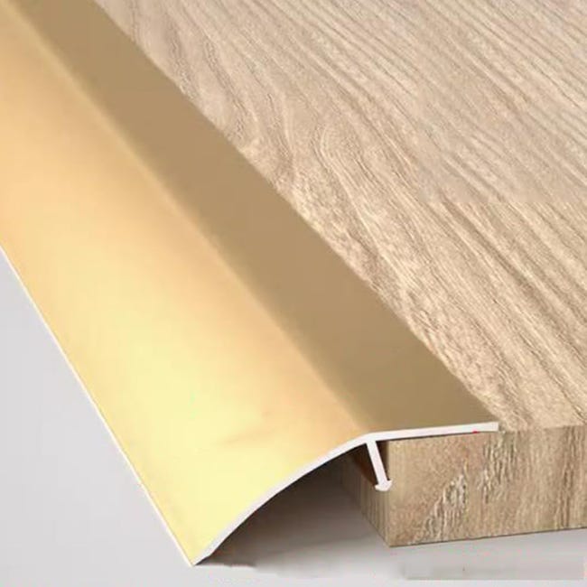 Geeignet Für Türen, Fliesen, Unebene Böden, Aluminiumschwellen Und -geländer, Türschwellenprofile, 52 Mm Breit, Goldfarben