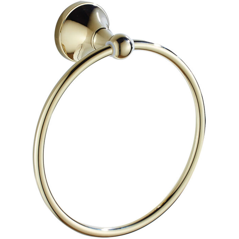 Runder Handtuchring, Handtuchhalter, Handtuchstange, Badezimmer- Und Küchenaccessoires (gold)