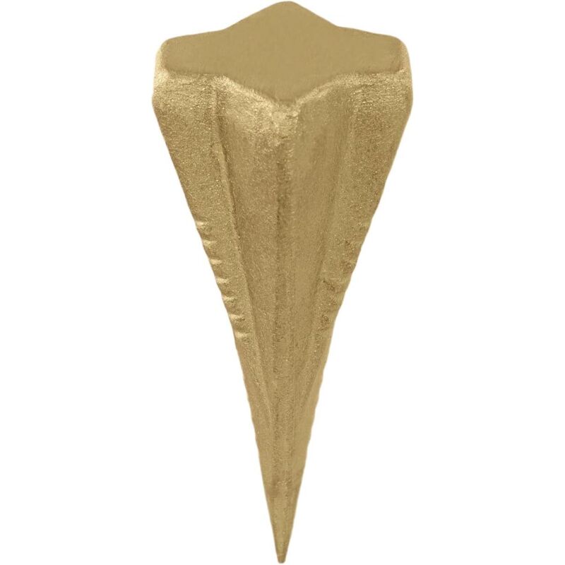 Diamantbeschichteter Spaltkeil, Robuster 4-wege-holzspalter Aus Stahl Zum Fällen Und Spalten Von Holz – Gold, 1,6 Kg