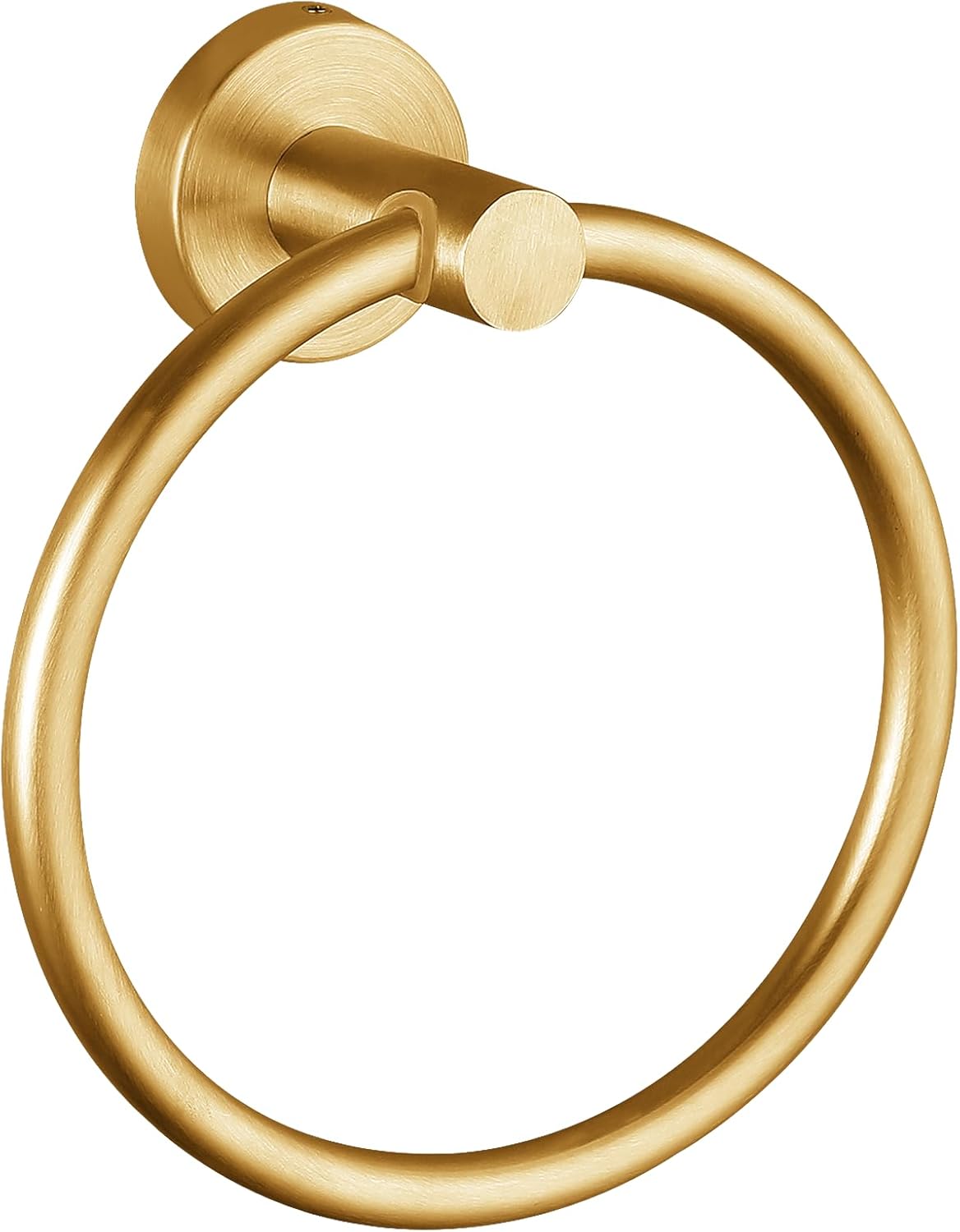 Wandhandtuchring, Schlichter Runder Handtuchring Aus Edelstahl Für Bad Und Küche, Goldfarben
