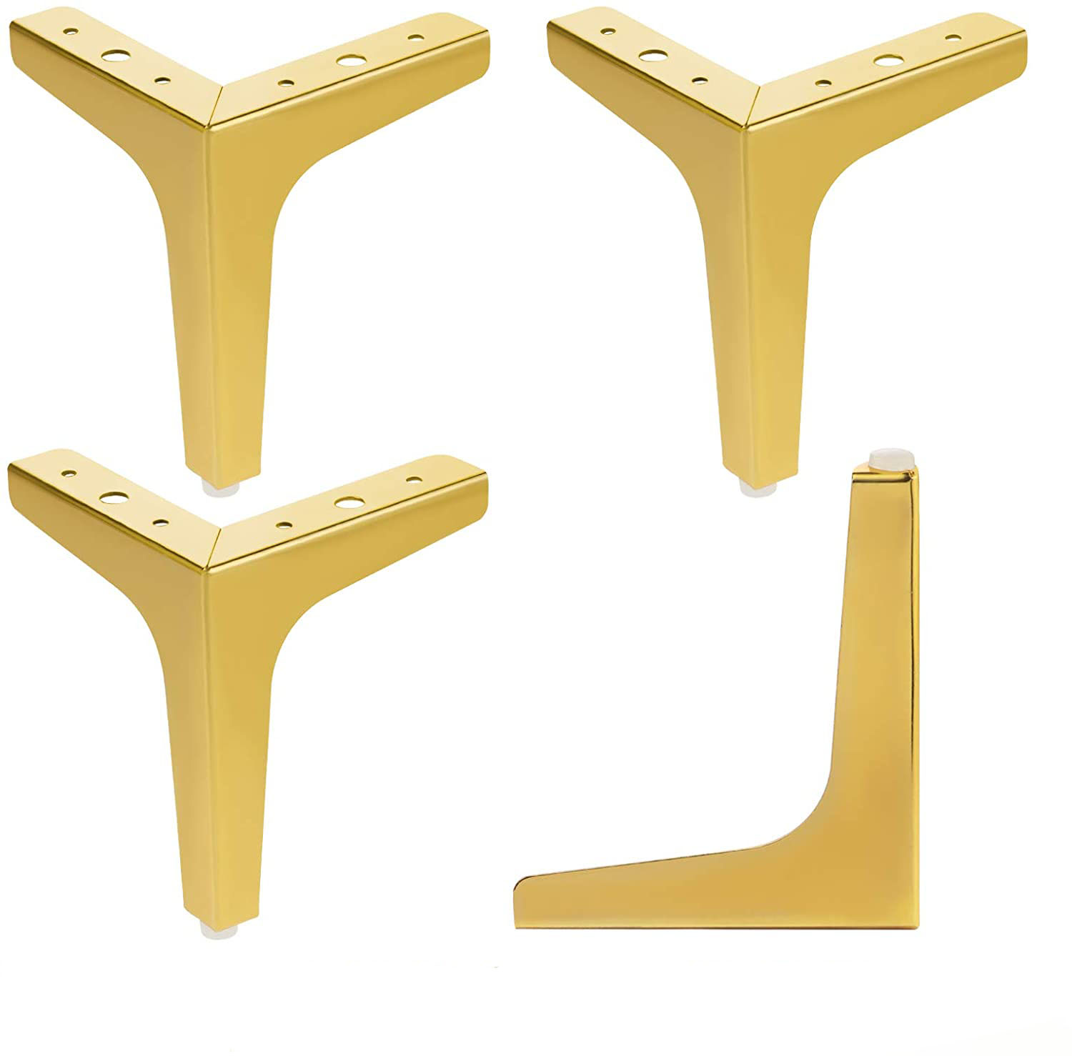 Moderne Dreieckige Metallmöbelbeine Zur Selbstmontage: Tischbeine Aus Stahl, Geeignet Für Couchtische, Esstische, Schränke, Nachttische, Stühle, Kleiderschränke, Sofas Usw.
