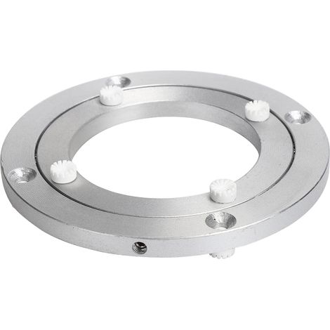 Geräuschloser Plattenspieler, Verbesserte Aluminiumlegierung, Runder, Drehbarer Metallplattenspieler, Stabiler Und Rutschfester Ausstellungsständer Zur Geräuschdämpfung Des Esstisches (5,5 Zoll)