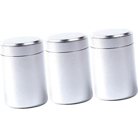 Csparkv 4,5 X 6,5 Cm 3-teiliges T-förmiges Tee-set, Luftdichter Behälter Für Losen Tee, Bonboniere, Küchenutensilien, Aufbewahrungsdose Für Den Außenbereich, Metall