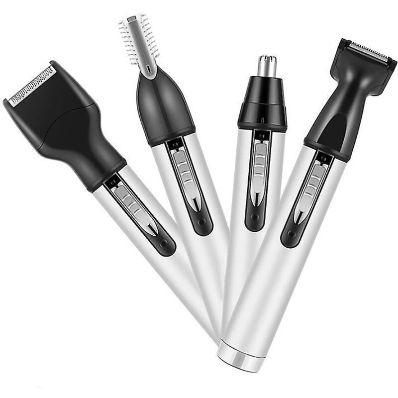 4-in-1 Ohr- Und Nasenhaartrimmer Für Männer, Professionelles, Per Usb Wiederaufladbares Nasen- Und Nasenhaarreinigungssystem, Leichter 4-in-1 Haar- Und Barttrimmer