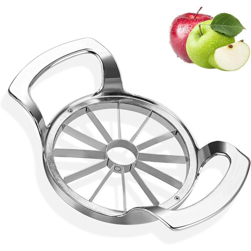 Apfelschneider, 12-klingen-apfelschäler, 10 Cm Obstschneider Aus Edelstahl, Ideal Für Äpfel Und Birnen (silber) - Fei Yu
