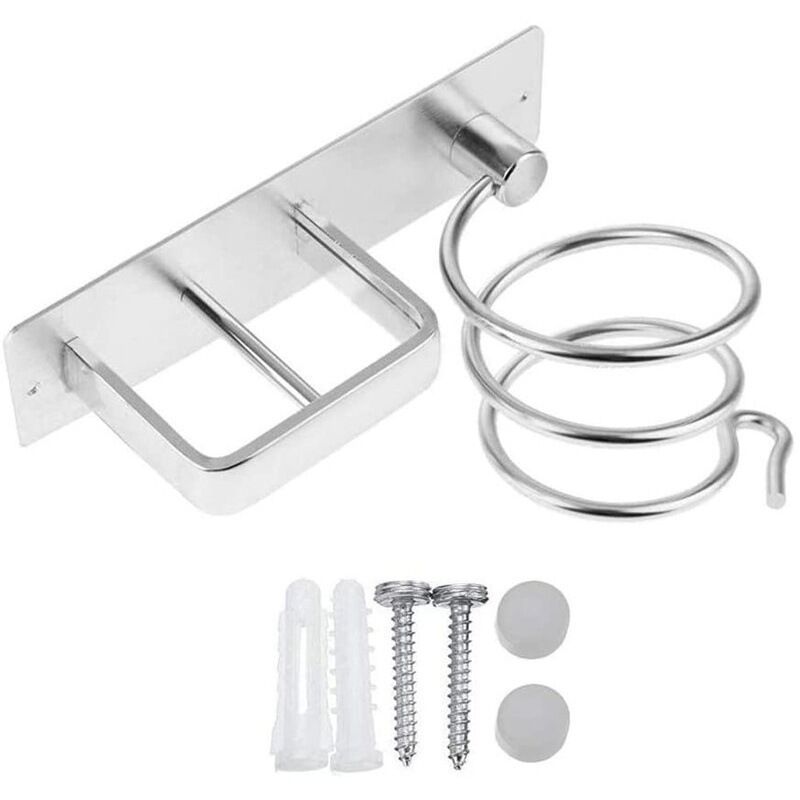 Haartrocknerhalter, Badezimmer, Glätteisen, Aufbewahrungsständer, Aluminiumhalterung, Lockenstab, Haartrockner-aufbewahrungsständer