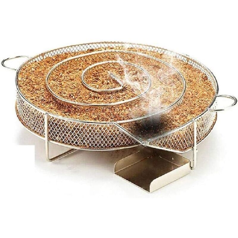Fei Yu – Kaltrauchgenerator Aus Edelstahl – 21 Cm Pelletbox – Langsame Verbrennung Für Fleisch, Fisch Und Käse