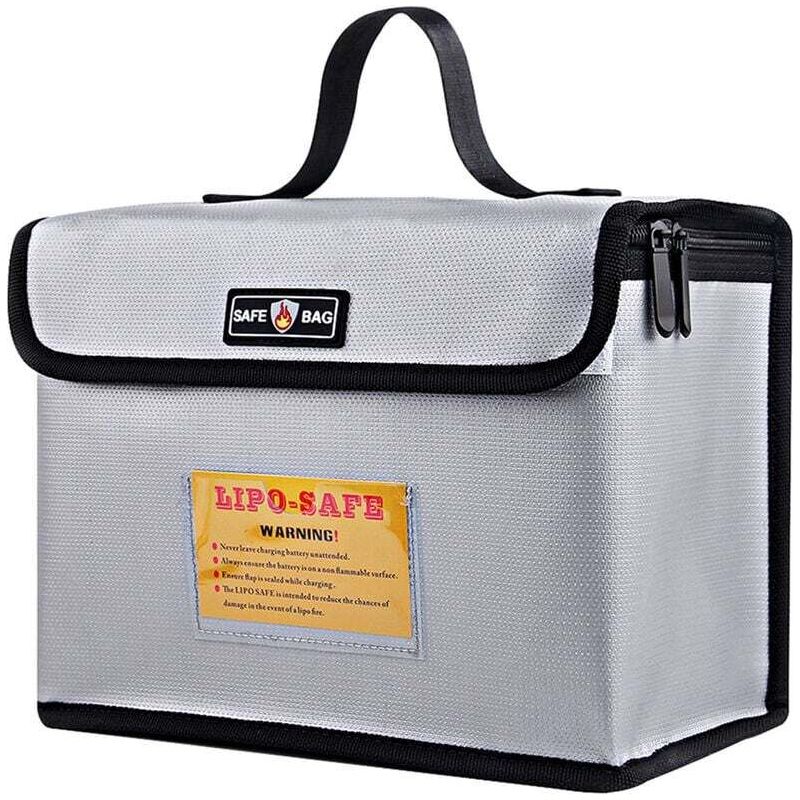 Feuerfeste Und Explosionsgeschützte Schutztasche Für Lithiumbatterien, Großer Stauraum Für Batterieaufbewahrung Und -ladung, 260 X 130 X 190 Mm